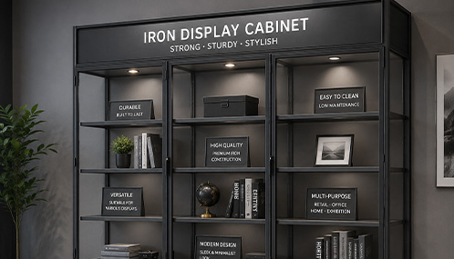 Iron Display Cabinet