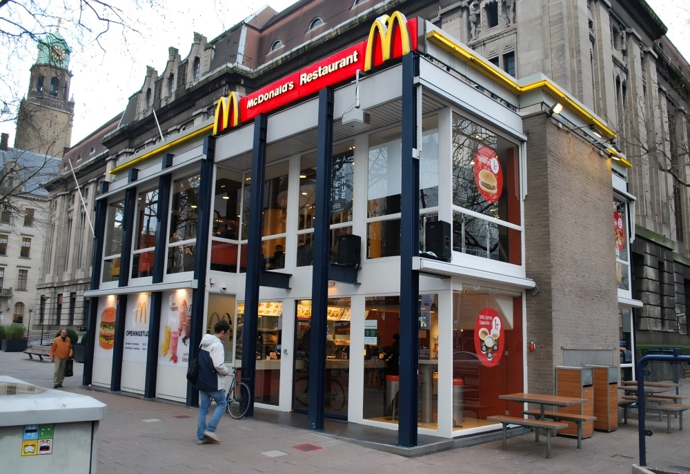 McDonald's Chain Store Advertising Materials Display