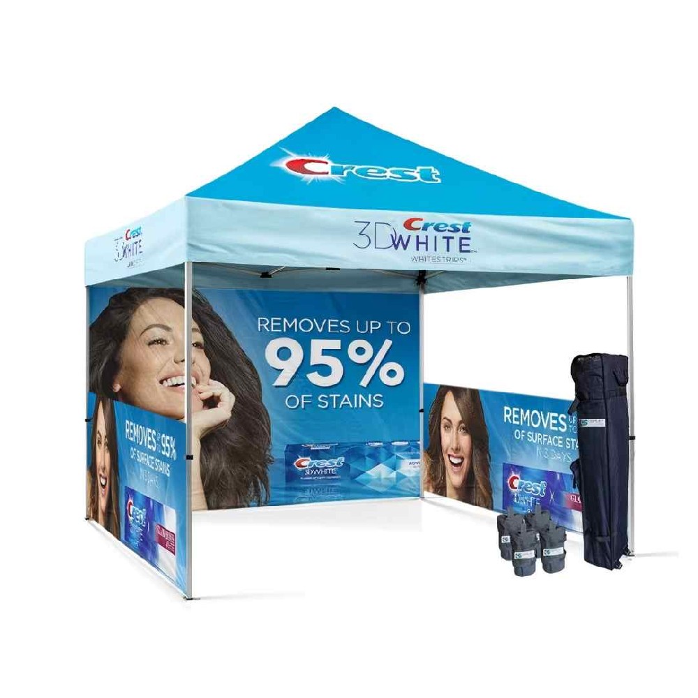 Printed canopy tents for events