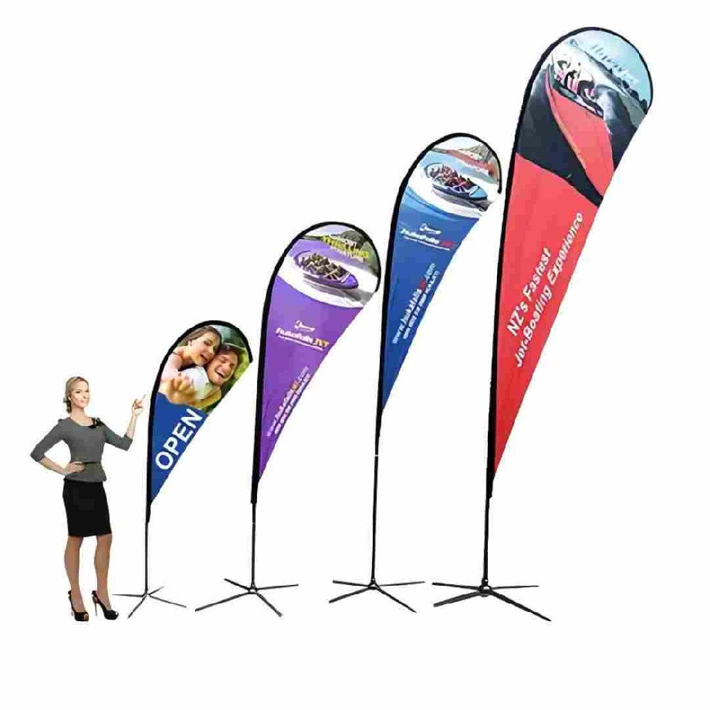 Custom teardrop feather flags, factory direct