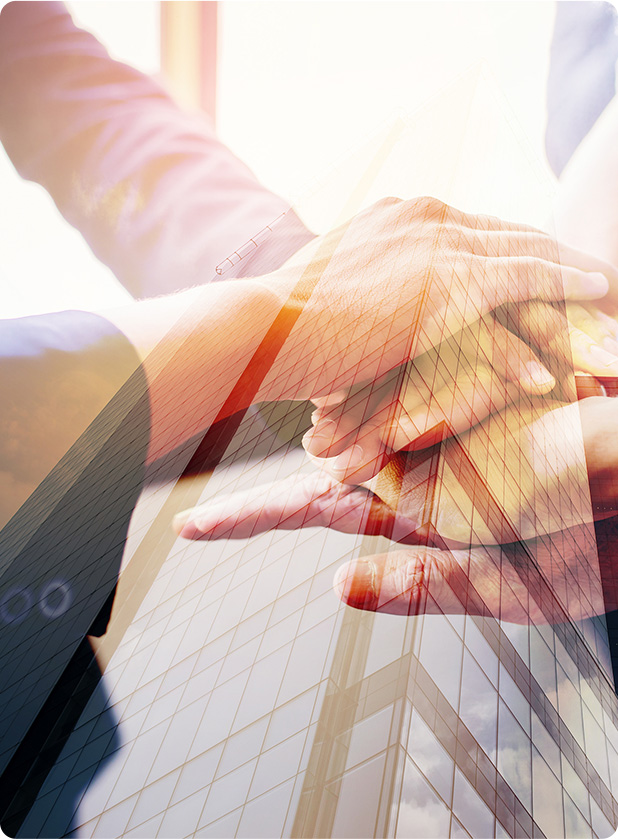 Teamwork hands